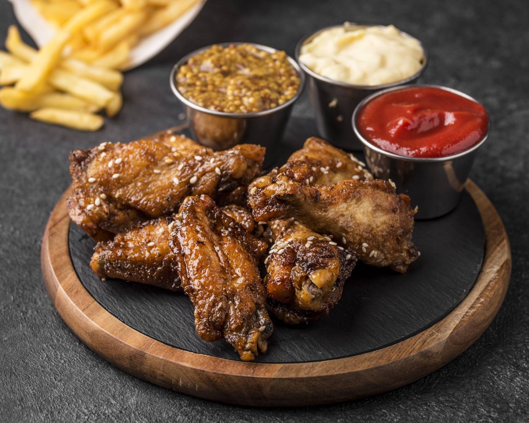 5 Chicken wings