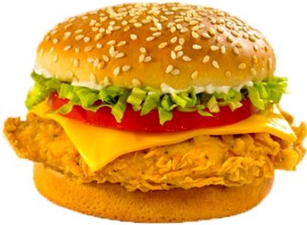 Menu Tenders burger