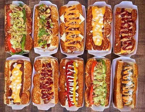 Halal Beef Hot dog with fries