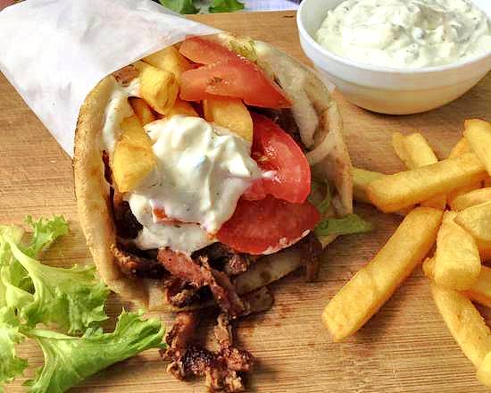 Gyros Pita Menü 1