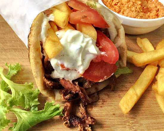 Gyros pita Menü 2