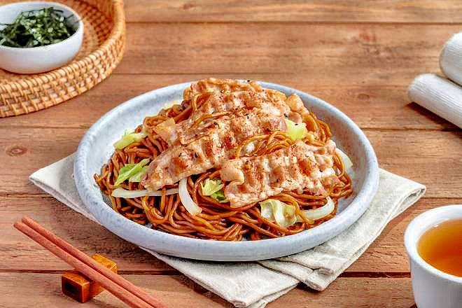 豚肉日式炒麵