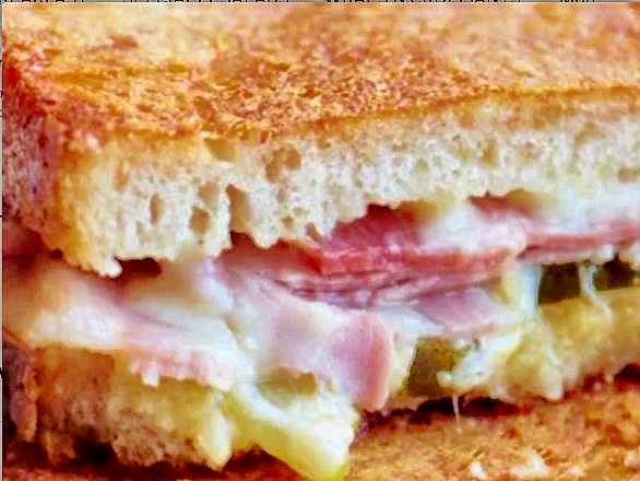 Grilled Ham N Cheese Sandwich