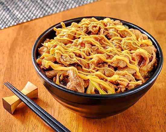 豚丼盛りさん、 満足間違いなし！】メガ盛り角切り豚丼 Megamori