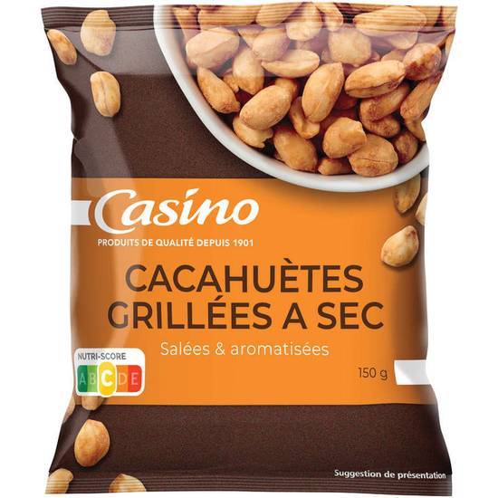 Casino Cacahuètes grillées à sec - Salé 150 g