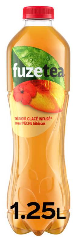 Fuzetea thé noir pêche hibiscus 1,25l