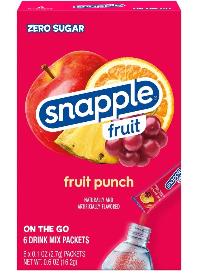 Snapple Powder Drink Mix, Fruit Punch (6 x 0.1 oz)