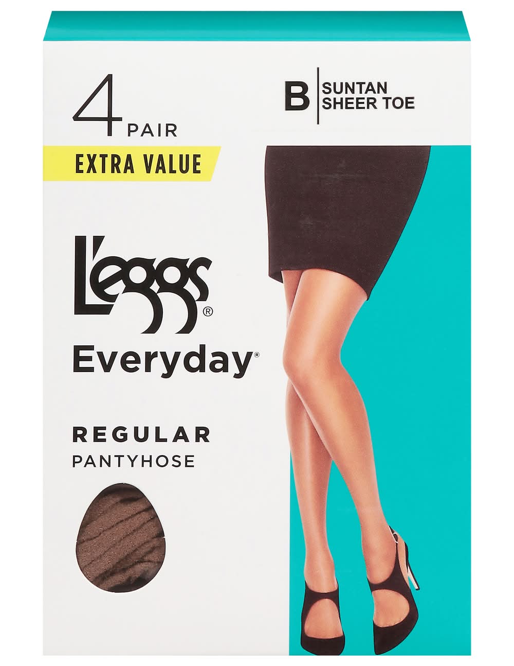 L'eggs Everyday B Suntan Sheer Toe