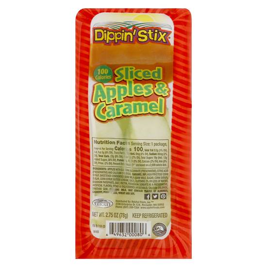 Dippin' Stix Sliced Apples and Caramel