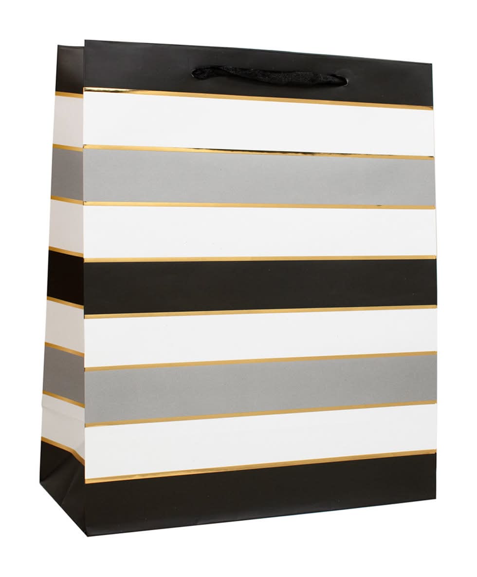 Striped Gift Bag Large