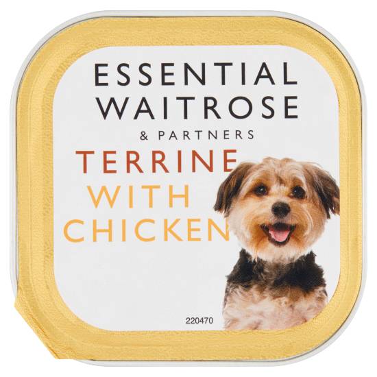 Essential Waitrose Terrine With Chicken Dog Food