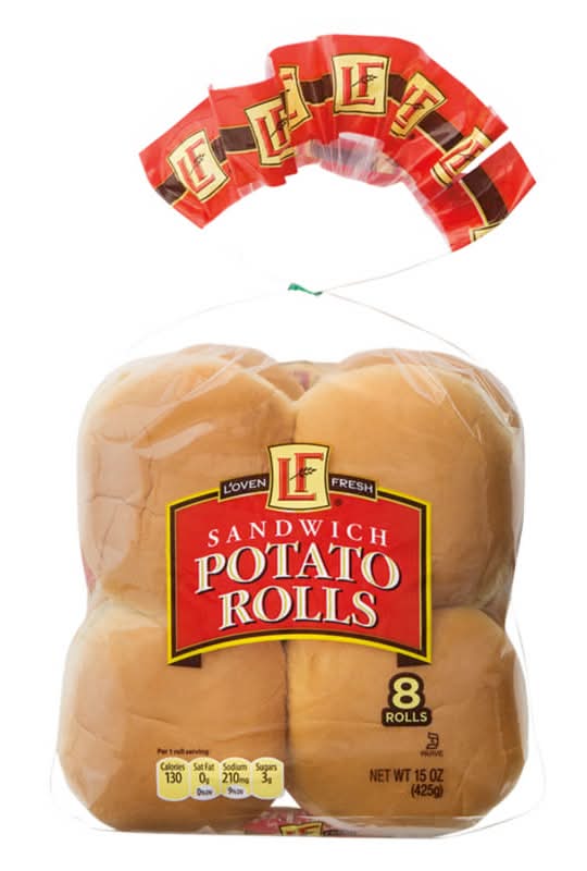 L'oven Fresh Sandwich Potato Rolls - 8 Rolls