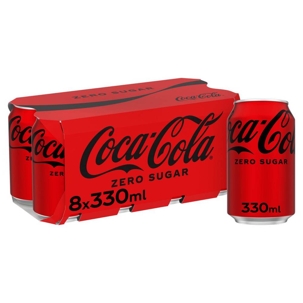 Coca-Cola Zero Sugar (8 x 330ml)