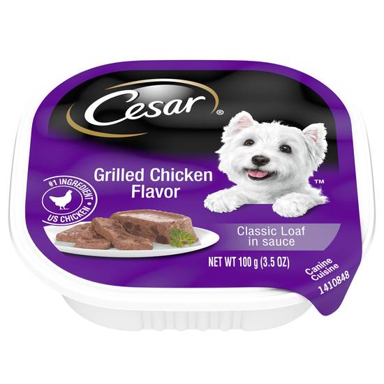 Cesar Classic Loaf in Sauce Grilled Chicken Flavor Dogs Food