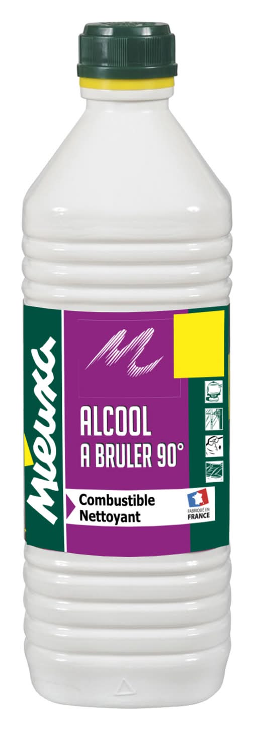 Mieuxa - Alcool à brûler 90° combustible (1L)