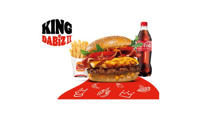 MENÚ KING DABIZ II CARNE