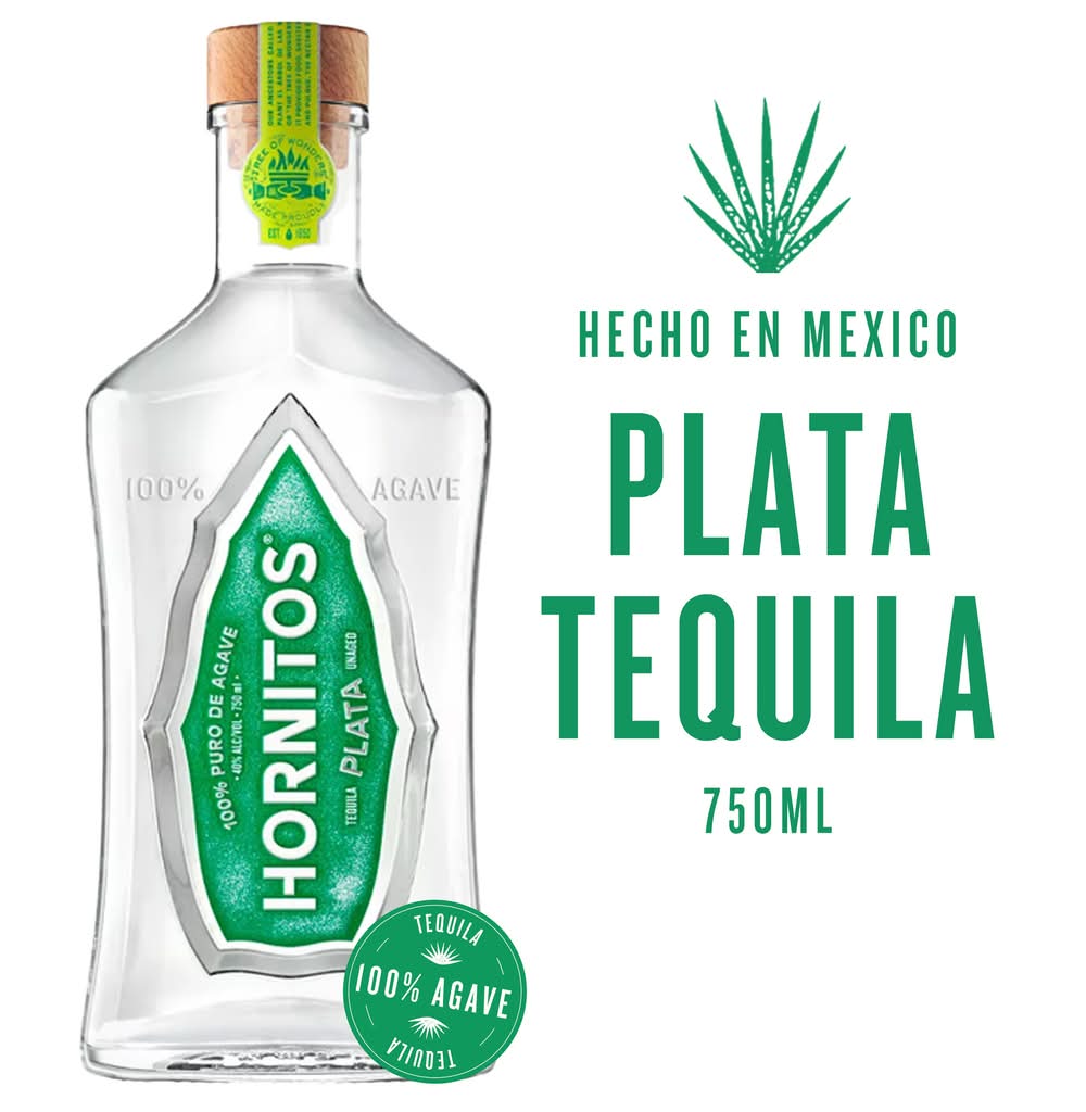 Hornitos Plata Tequila (750 ml)