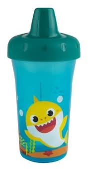 The First Years Baby Shark Hard Spout Portable Sippy Bin Cup 9 oz