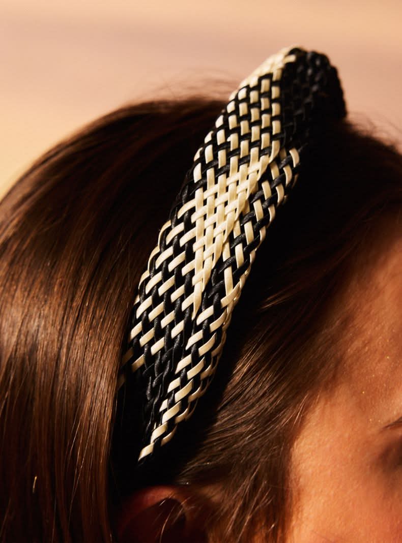 Umbrale Cintillo Tejido Bicolor diseño 1 talla única