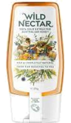 Wild Nectar 100%25 Cold Extracted Australian Honey (375g)