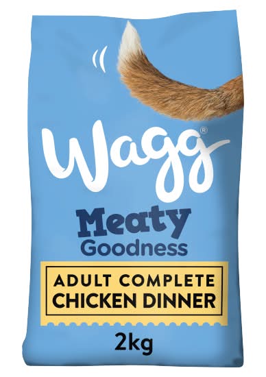 Wagg Meaty Goodness Adult Complete Chicken Dinner Dry Dog Food (2kg)