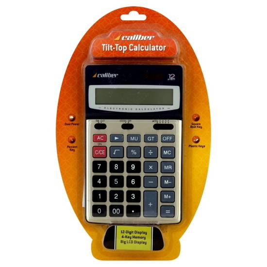 Caliber Tilt-Top Calculator