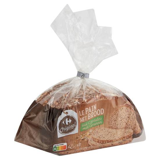 Carrefour Original le Pain aux Céréales 8 Pièces 500 g