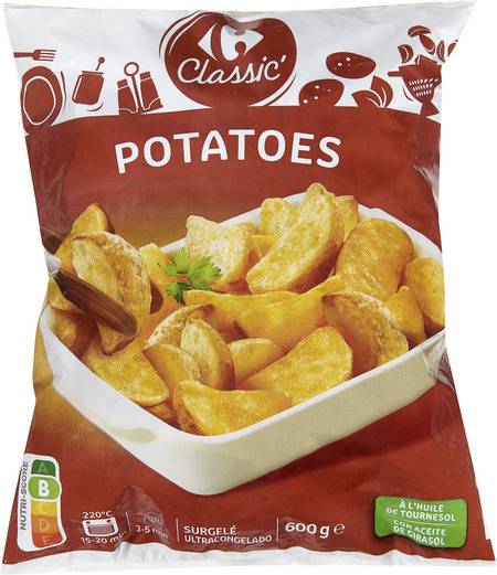Potatoes CARREFOUR CLASSIC' - le sachet de 600g