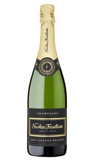Champagne Brut Pinot Noir - Chardonnay NICOLAS FEUILLATTE GRANDE RESERVE - la bouteille de 75cL