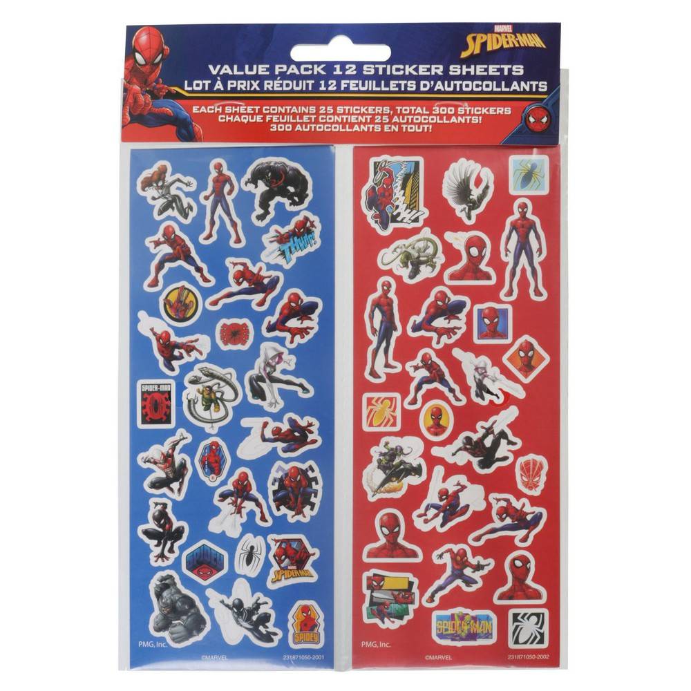 Stickerfitti SpiderMan Sticker Sheets Delivery Near Me Order Online