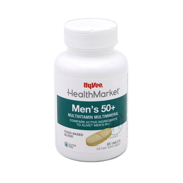 Hy-Vee HealthMarket Men's 50+ Multivitamin Multimineral Tablets