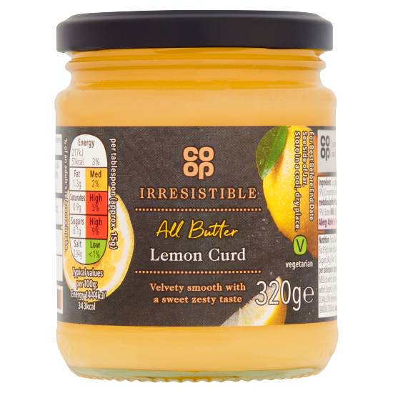 Co-Op Irresistible All Butter Lemon Curd 320g