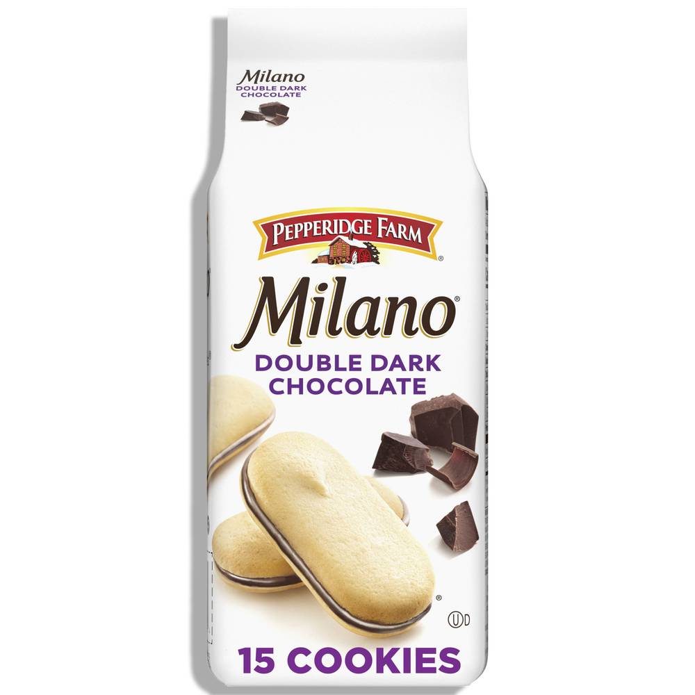 Pepperidge Farm Milano Double Distinctive Cookies, Dark Chocolate (7.5 oz, 15 ct)