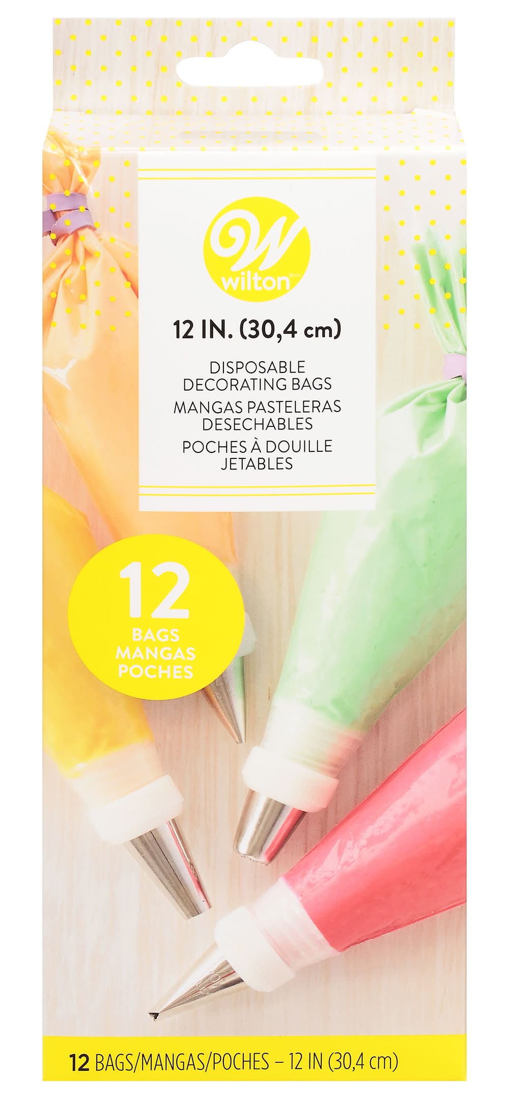 Wilton 12 Inch Disposable Decorating Bags (3.2 oz)