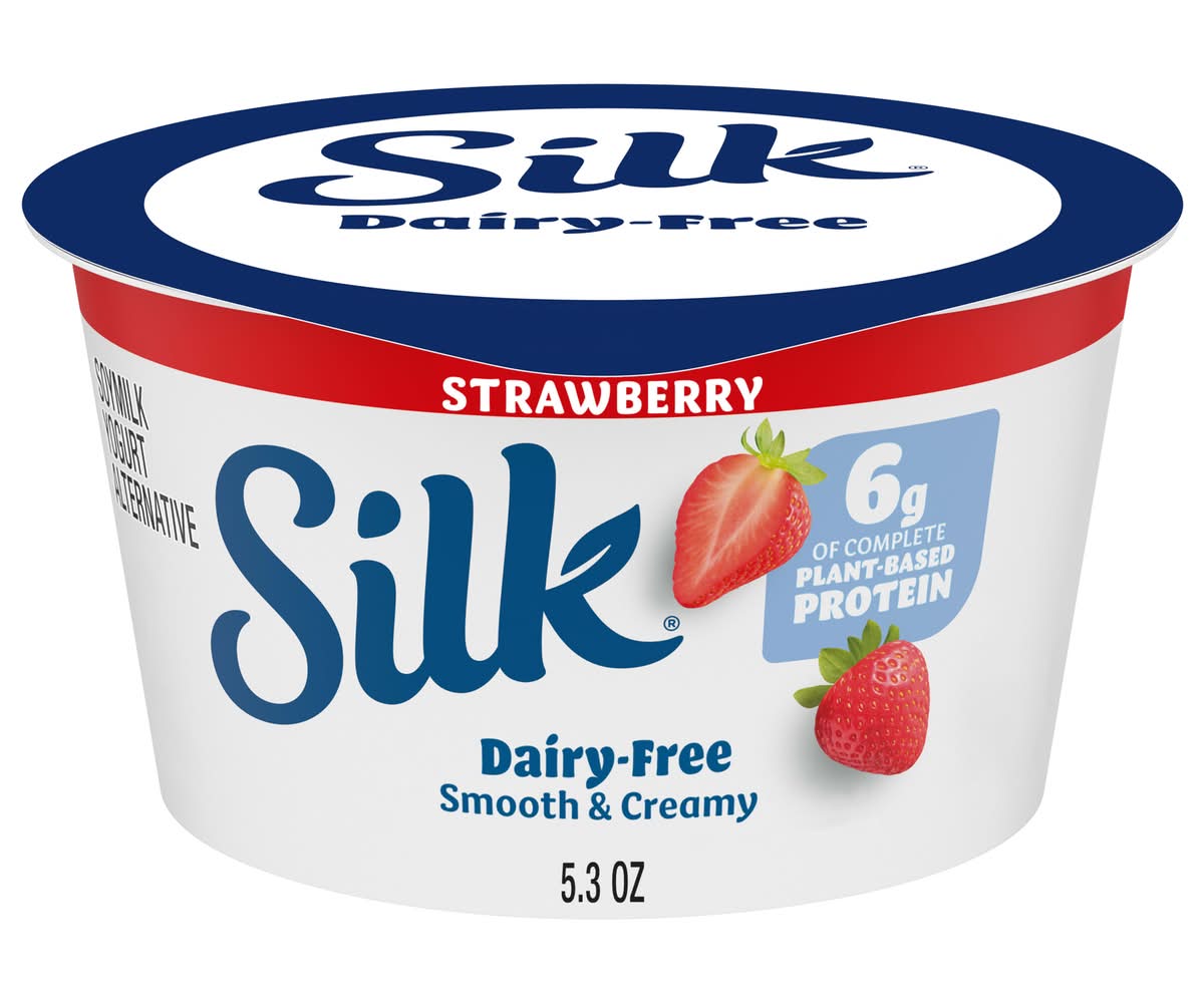 Silk Soymilk Yogurt, Strawberry (5.3 oz)