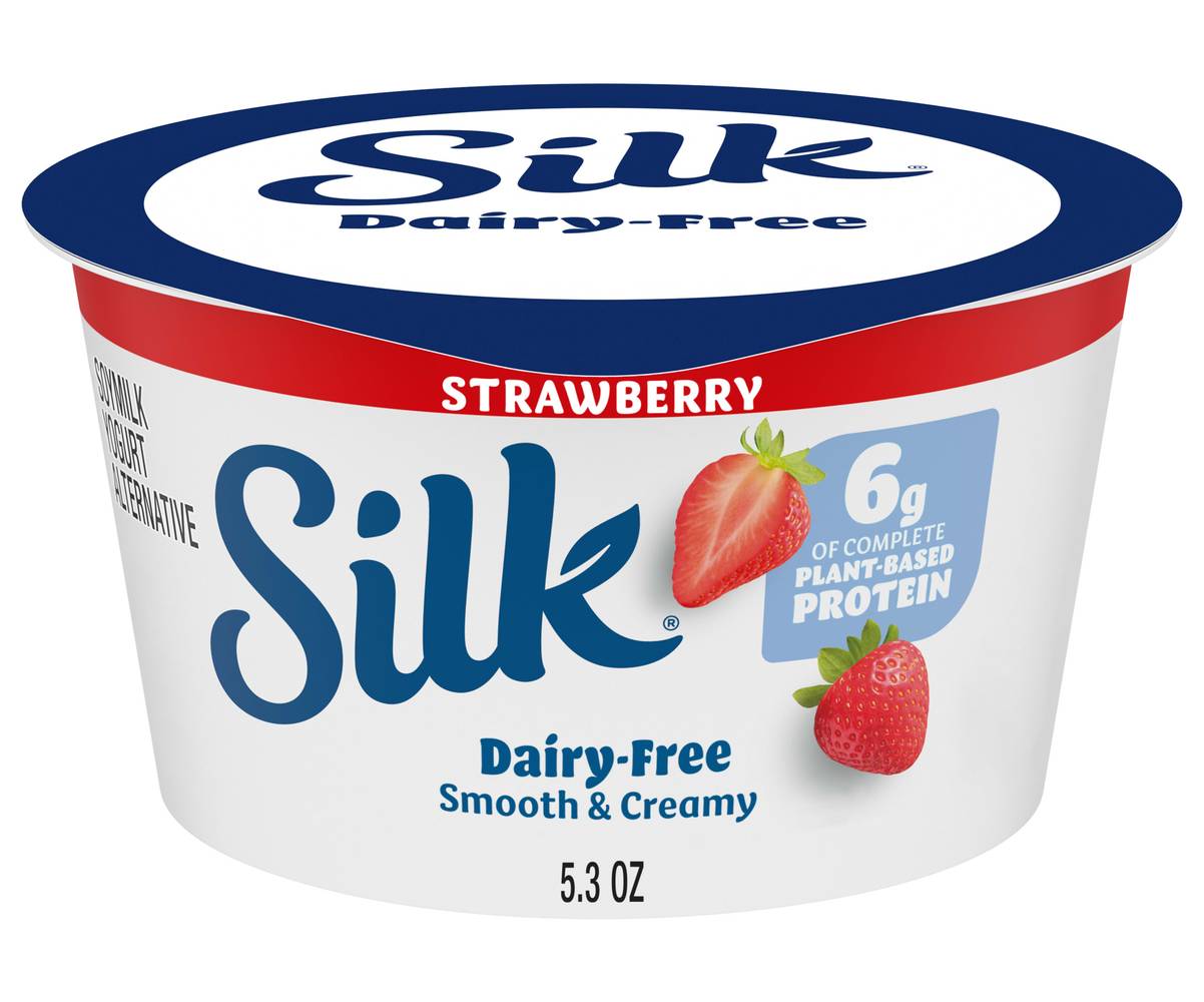 Silk Soymilk Yogurt, Strawberry (5.3 oz)