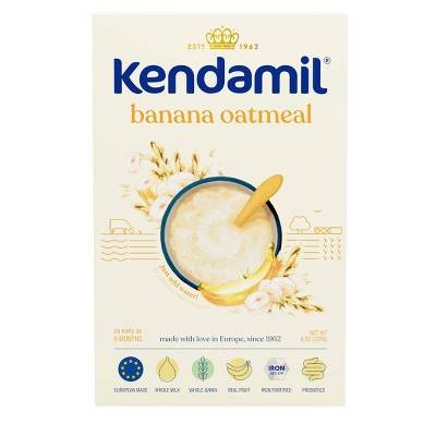 Kendamil Banana Creamy Oatmeal Cereal Baby Food (8 oz)