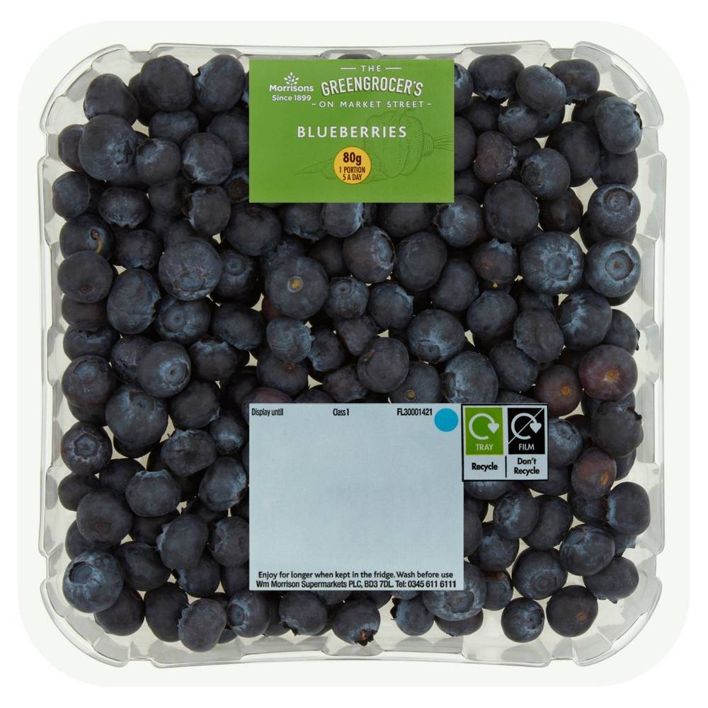 Morrisons The Greengrocer's on Market Street Blueberries (450g)