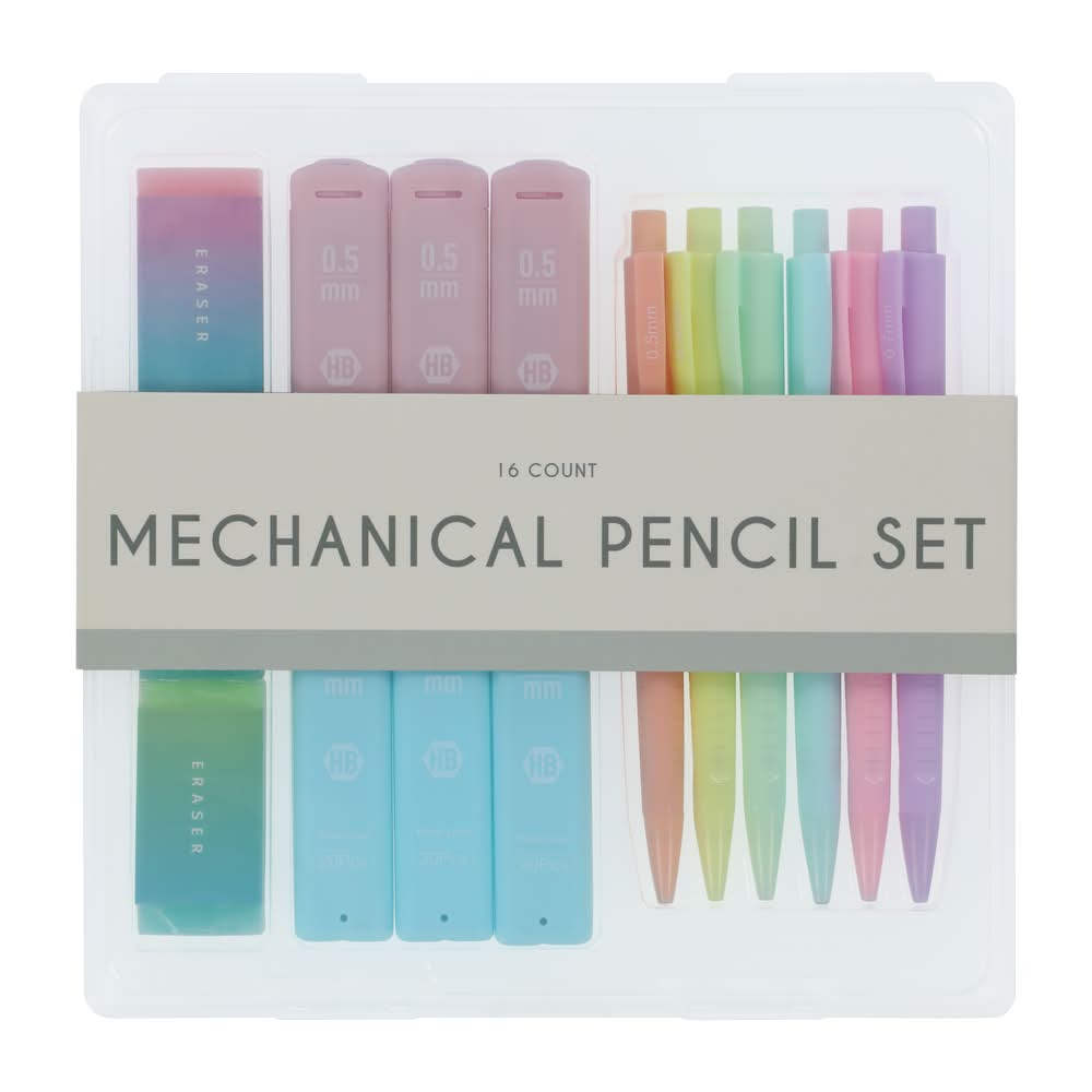 Mechanical Pencil Set 16-Count