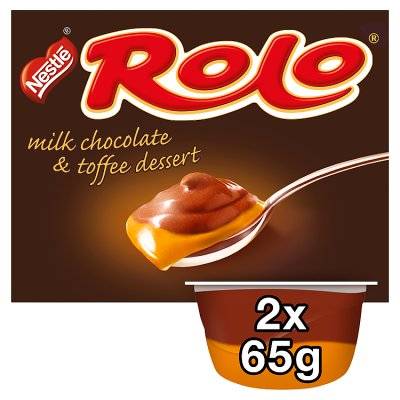 Nestle Rolo Chocolate & Toffee Dessert (2x65g)