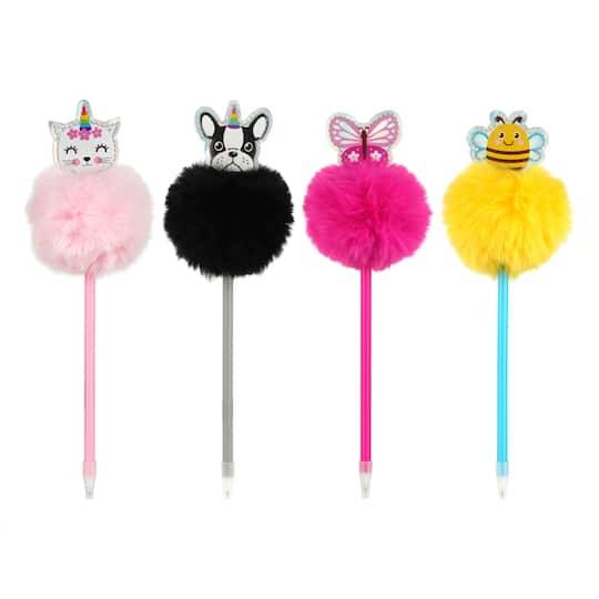 Assorted Pom Pom Ballpoint Pen By Fab Finds, 1Pc.