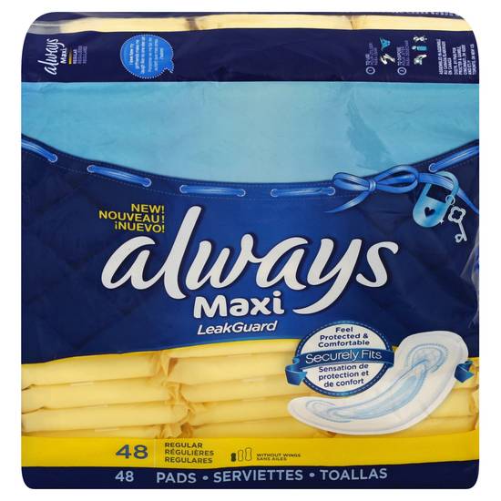 Always Maxi Pads (48 ct)