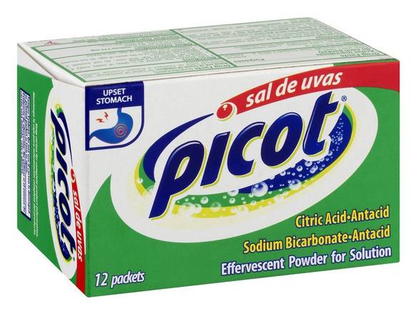 Picot Citric Acid Antacid Effervescent Powder (12 packets)