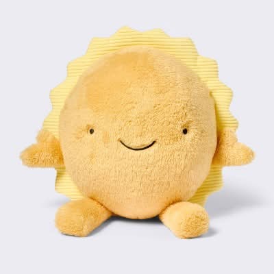 Cloud Island Sun Plush Stuffed Animal, Yellow