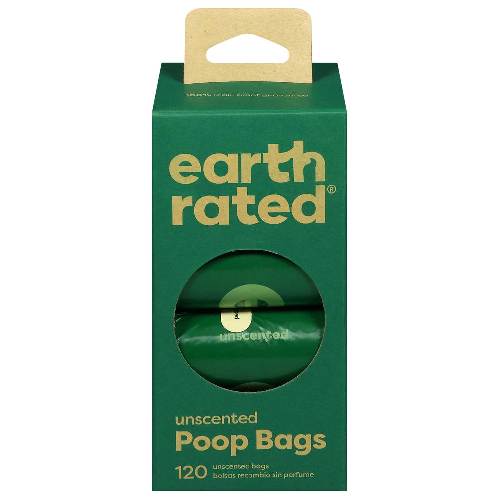 Earth Rated Unscented Poop Bags (120 ct)