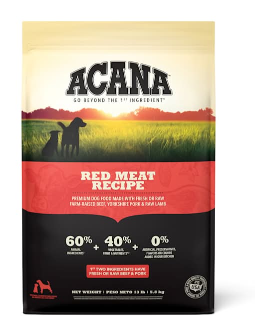 ACANA Red Meat Recipe Grain Free Dry Dog Food, 13 lbs.