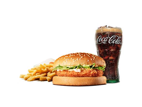 タルタルチキン バーガーセット / Tartar Chicken Burger Set