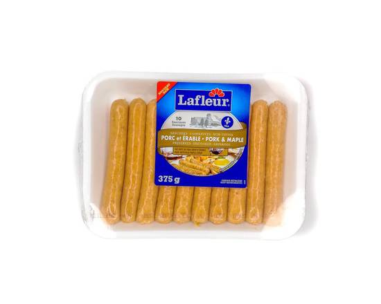 Lafleur · Porc et érable - Pork & maple uncooked sausages (375 g)