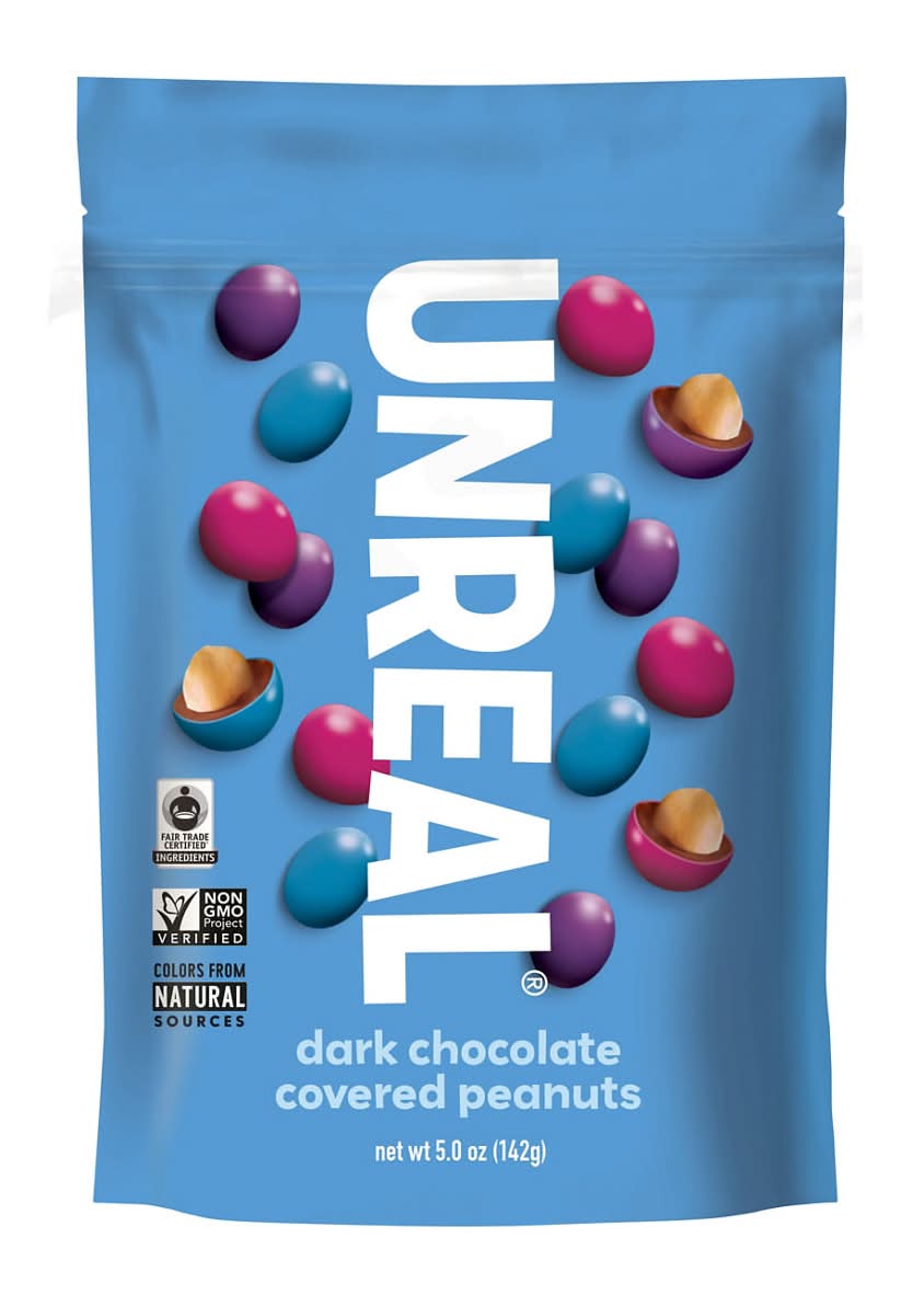 Unreal Peanut Gems, Dark Chocolate