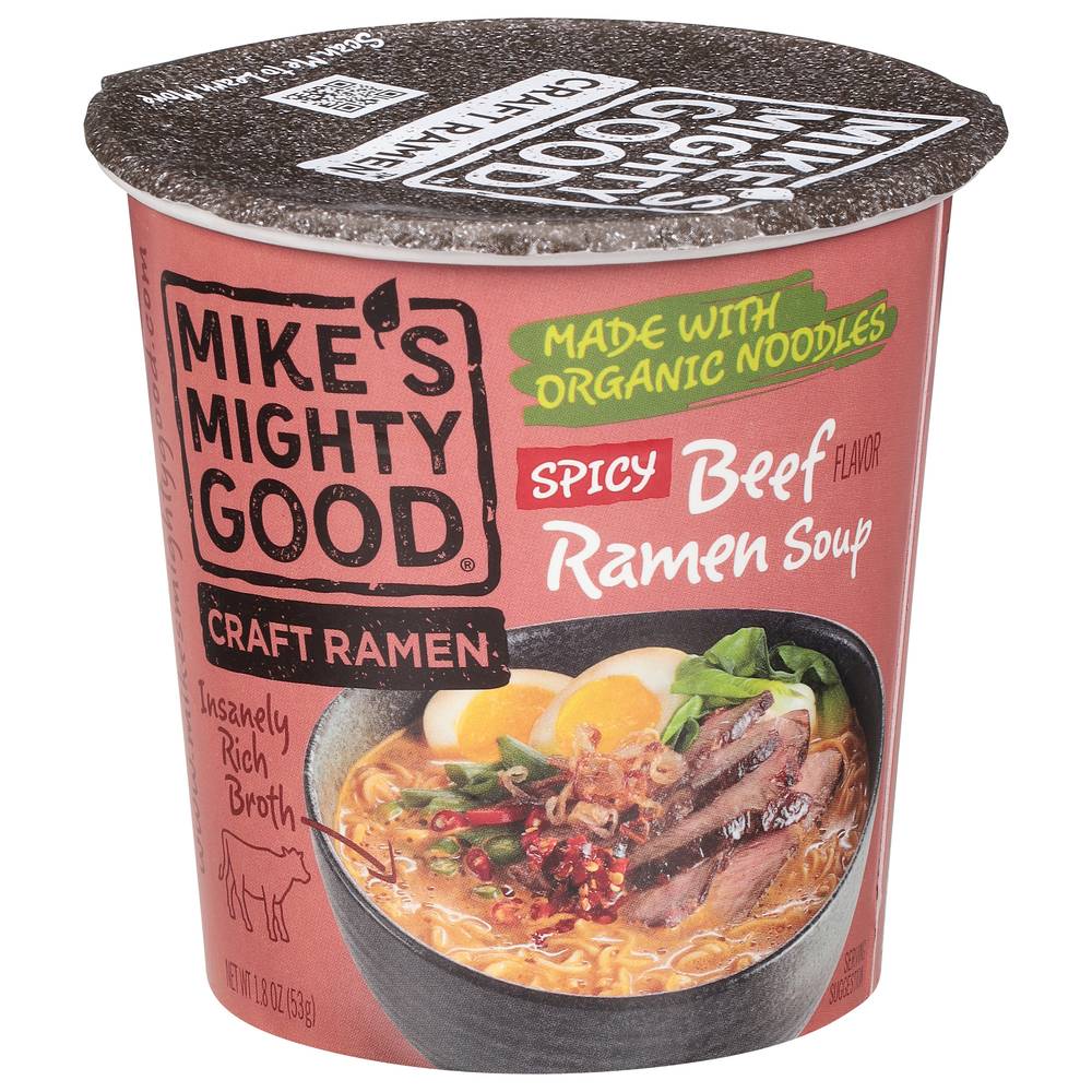 Mike's Mighty Good Spicy Ramen Soup (beef)